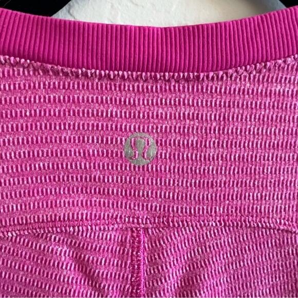 Lululemon Base Runner Long Sleeve 4 Raspberry Pink Rulu Soft Plush Textured - Picture 6 of 6